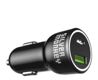 Ładowarka i akumulator SILVER MONKEY samochodowa 1xUSB C, 1xUSB 45W